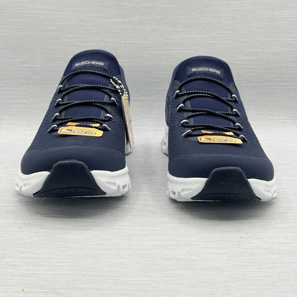 Skechers Glide Step Sneakers Women's 9.5 Blue Lightweight Navy Walking 104547